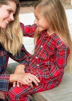 GIRLS' BLYTHE PAJAMAS ROYAL STEWART TARTAN