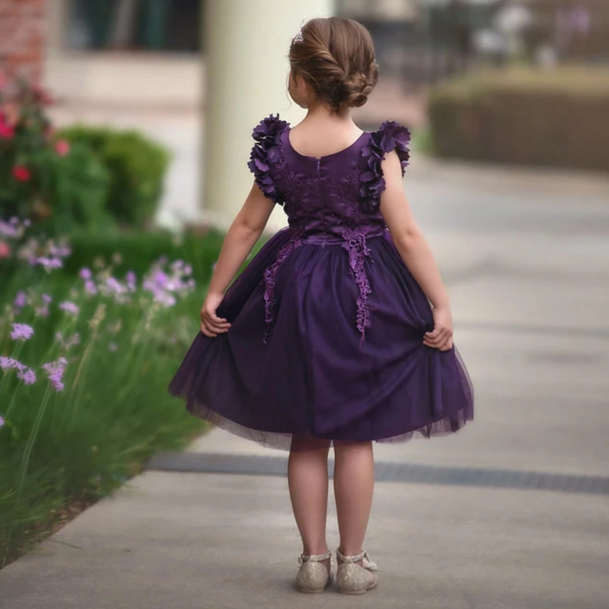 BIANCA DRESS EGGPLANT 7 BIANCA DRESS EGGPLANT - Image 5