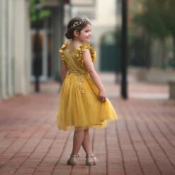 BIANCA DRESS SUNFLOWER -Fashion Dress-Trish Scully 3 c9949390 d600 44b6 bd77 5d5fa28c8f9a