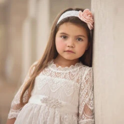 BELLA RAFAELA DRESS & BELT SET- ANTIQUE WHITE -Fashion Dress-Trish Scully 3 ca953537 6284 4595 a2d2 b785d22a25a9