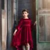 LILY DRESS BURGUNDY VELVET