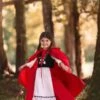 LUXE RED RIDING HOOD DRESS & CAPE SET -Fashion Dress-Trish Scully 494 c5db2d9e b77f 4d01 857c e30b88de91b4