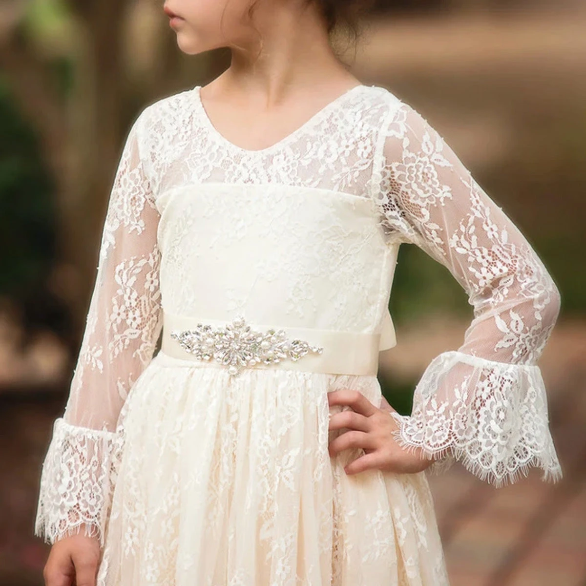 AINSLEY DRESS & BELT SET IVORY 8 AINSLEY DRESS & BELT SET IVORY - Image 6