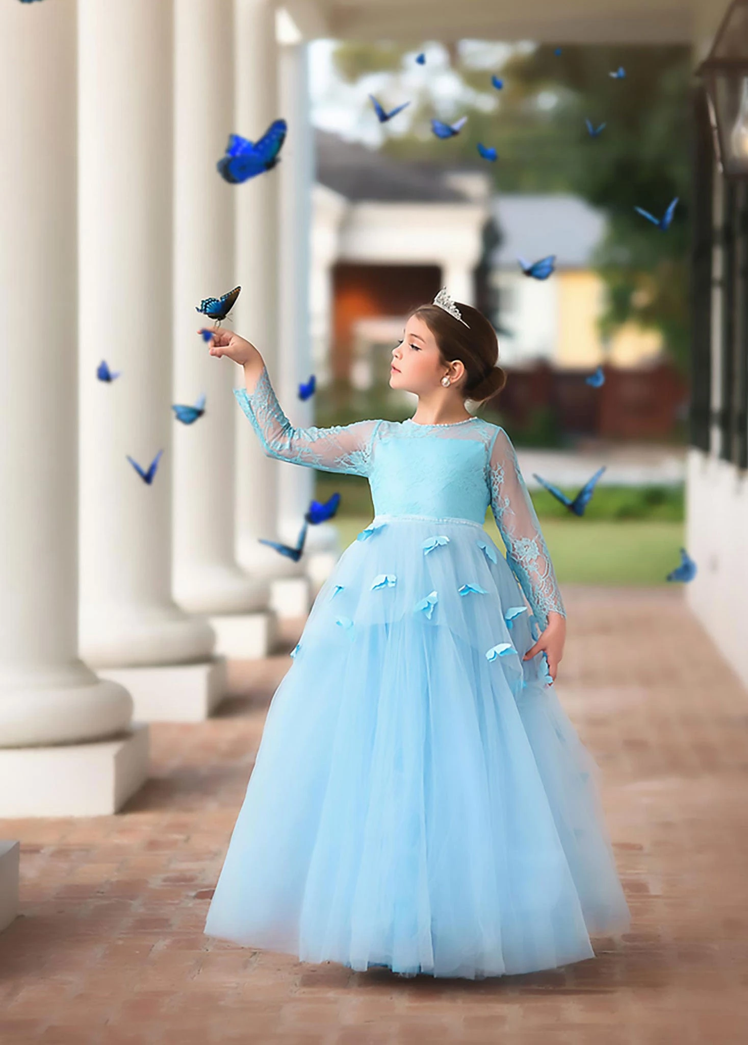 MARIPOSA GOWN BLUE 3 MARIPOSA GOWN BLUE