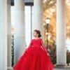 MARIPOSA GOWN CRIMSON -Fashion Dress-Trish Scully 517