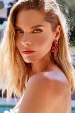 MARSEILLE EARRINGS FUCHSIA 7 MARSEILLE EARRINGS FUCHSIA -Fashion Dress-Trish Scully 531