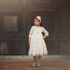 BELLA RAFAELA DRESS & BELT SET- ANTIQUE WHITE -Fashion Dress-Trish Scully 5 2768b6df 68a5 4863 812e 72aade89f2ba