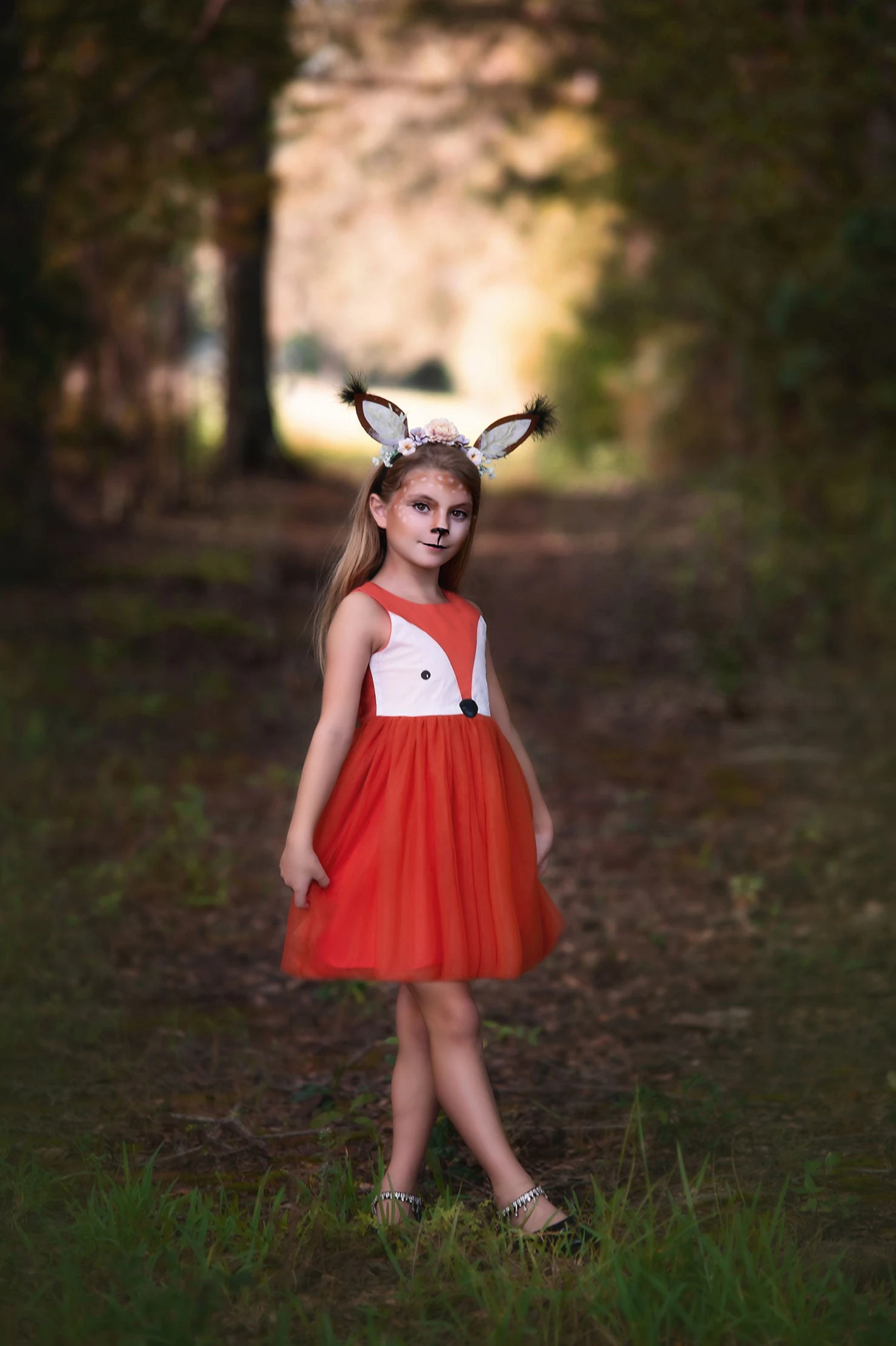 OH DEER DRESS & HEADBAND SET 3 OH DEER DRESS & HEADBAND SET