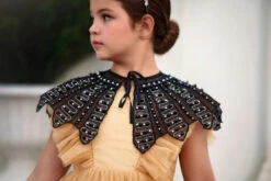 HENRIETTA JEWELED CAPE BLACK 12 HENRIETTA JEWELED CAPE BLACK -Fashion Dress-Trish Scully 61 1