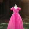 PINK PRINCESS GOWN FOR WOMEN -Fashion Dress-Trish Scully 622