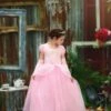 PRINCESS ADELINE GOWN & GLOVES SET PINK -Fashion Dress-Trish Scully 637