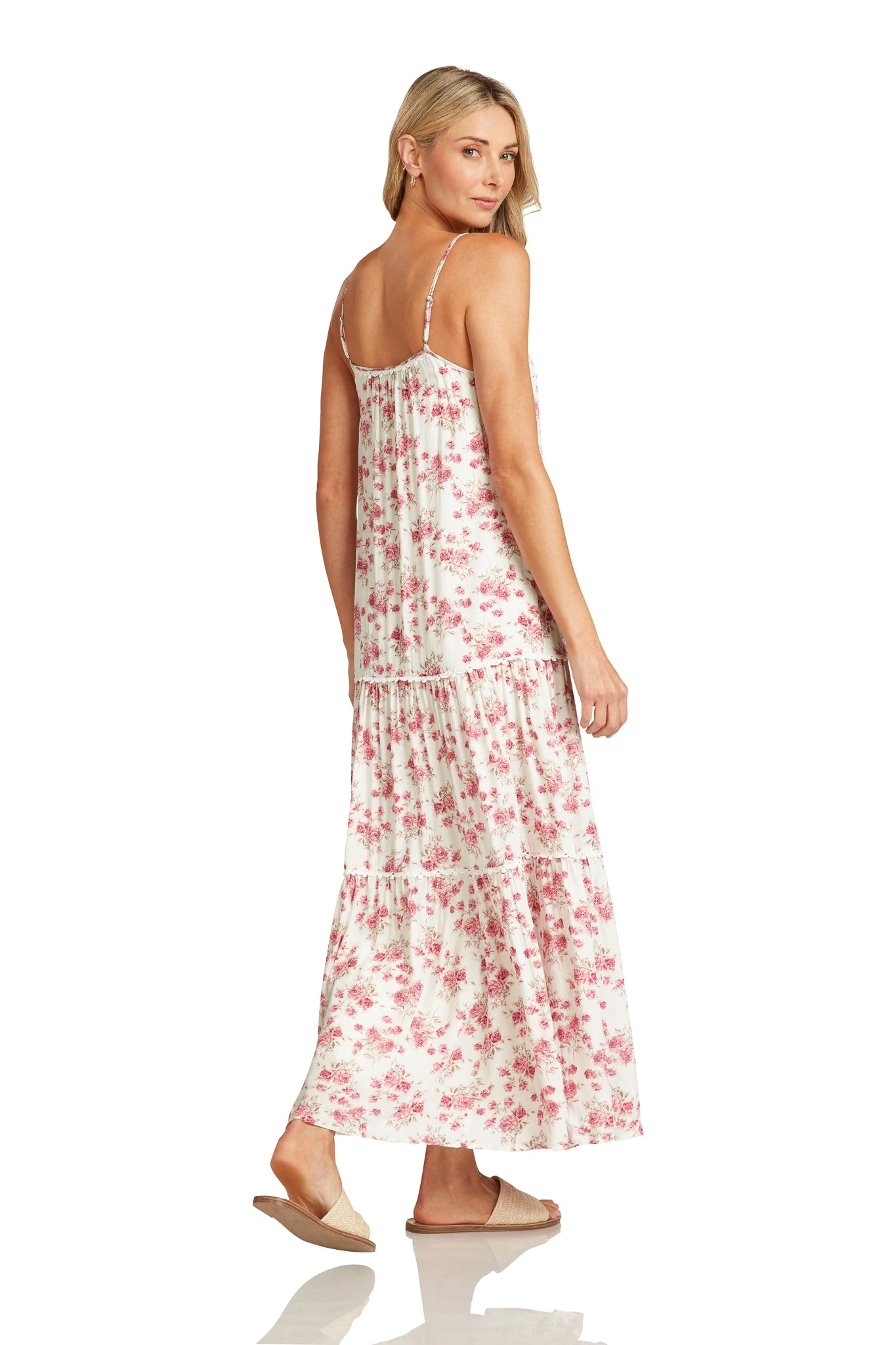 ALEXA MAXI DRESS PINK FLORAL 5 ALEXA MAXI DRESS PINK FLORAL - Image 3