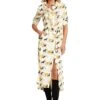 LEA BUTTON DOWN MAXI DRESS EQUESTRIAN PRINT 1 LEA BUTTON DOWN MAXI DRESS EQUESTRIAN PRINT -Fashion Dress-Trish Scully BlakesleyDressEquestrianPrint 1482 WEB