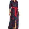 CONSTANCE MAXI DRESS NAVY ROSE FLORAL -Fashion Dress-Trish Scully ConstanceMaxiNavyRoseFloral 1690 WEB