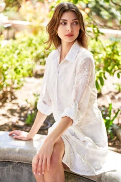 LAURETTE DRESS WHITE 19 LAURETTE DRESS WHITE -Fashion Dress-Trish Scully DSC07963