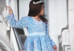 EMMA SEQUIN DRESS BLUE 8 EMMA SEQUIN DRESS BLUE -Fashion Dress-Trish Scully EMMABLUE3