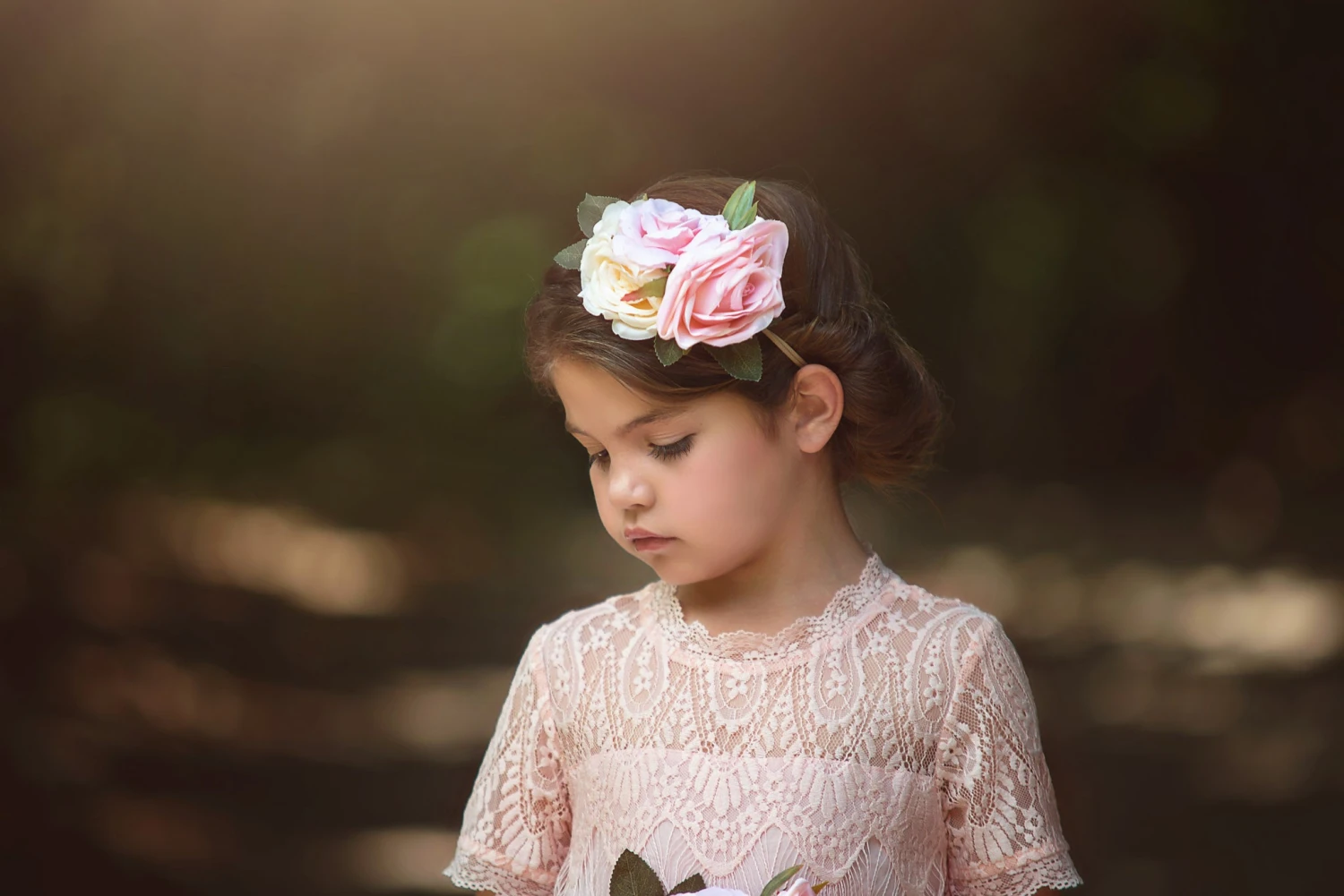 GRACIE GOWN & BELT SET PINK 5 GRACIE GOWN & BELT SET PINK - Image 3