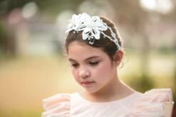 LE FLEUR BLANCHE HEADBAND -Fashion Dress-Trish Scully HB4