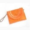 LEILANI WOVEN CLUTCH TANGERINE -Fashion Dress-Trish Scully Myproject 1 2023 06 30T120929.106