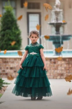 ARIANA GOWN & BELT SET EMERALD -Fashion Dress-Trish Scully Myproject 1 59