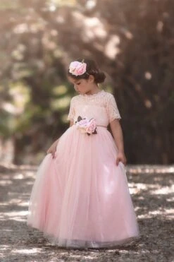 GRACIE GOWN & BELT SET PINK 13 GRACIE GOWN & BELT SET PINK -Fashion Dress-Trish Scully Myproject 6