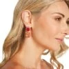 MONTPELLIER EARRINGS PINK/ORANGE