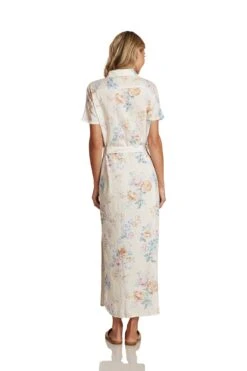 SKYE BUTTON FRONT SHIRT DRESS 12 SKYE BUTTON FRONT SHIRT DRESS -Fashion Dress-Trish Scully SkyeDress 0102 WEB