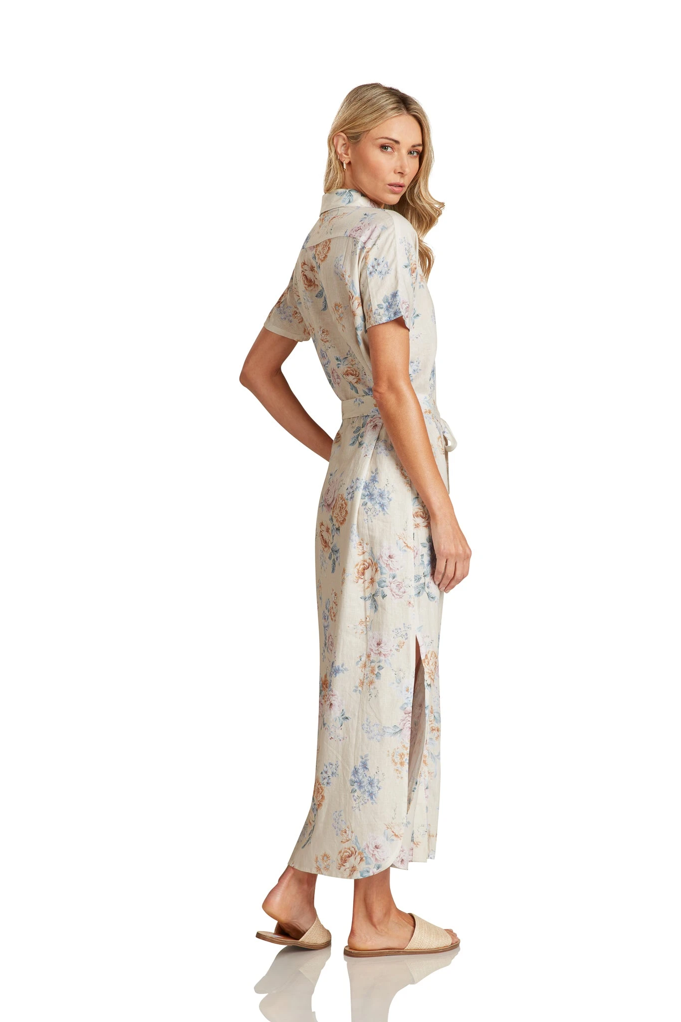 SKYE BUTTON FRONT SHIRT DRESS 5 SKYE BUTTON FRONT SHIRT DRESS - Image 3