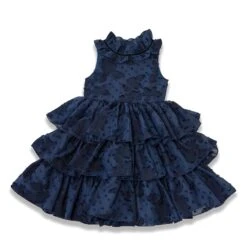 JOELLE DRESS NAVY 18 JOELLE DRESS NAVY -Fashion Dress-Trish Scully TSC12fb 4