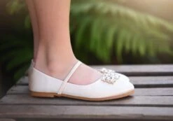 EVERLEE SHOE WHITE 9 EVERLEE SHOE WHITE -Fashion Dress-Trish Scully TSC14fb 3