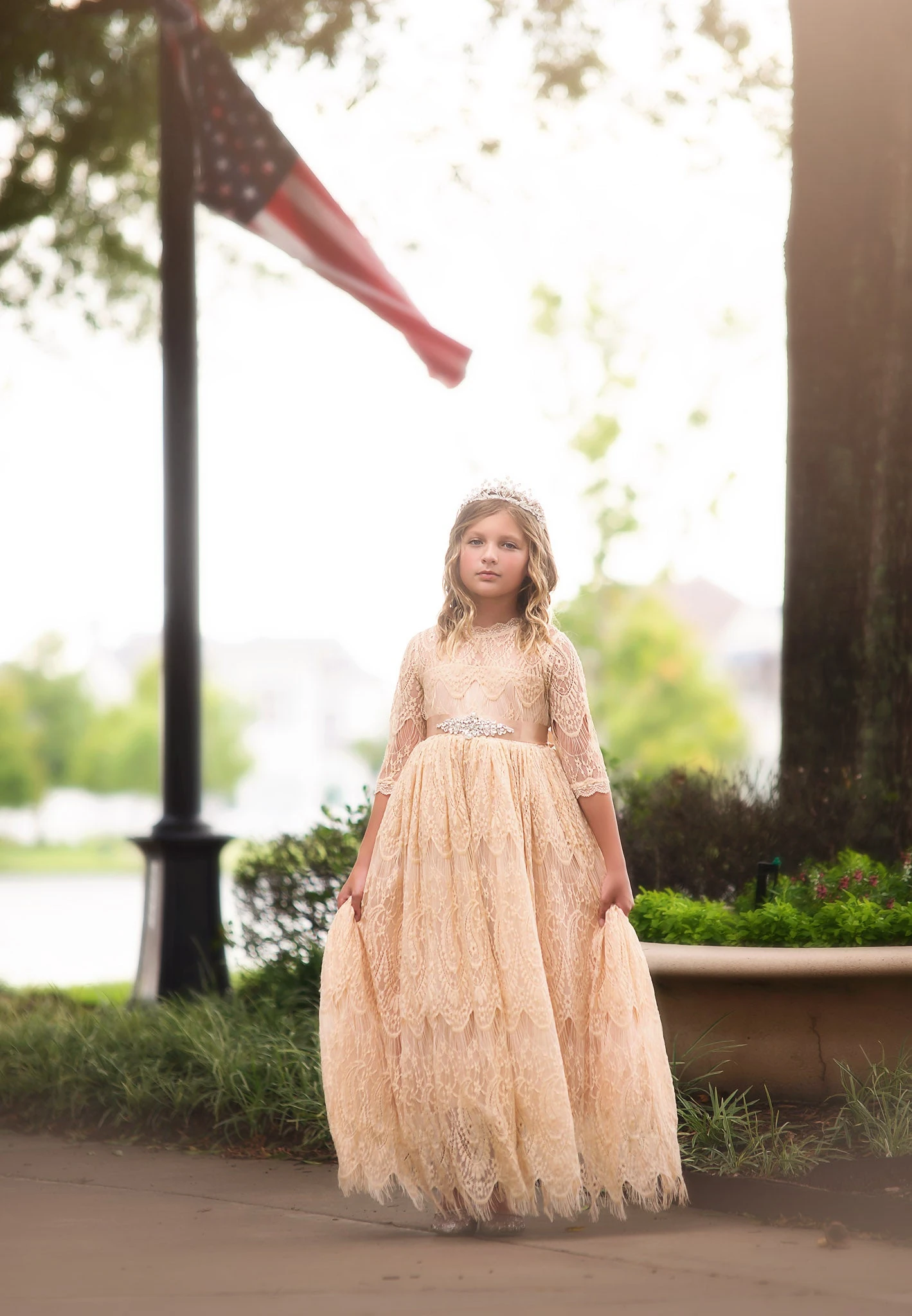 BELLA RAFAELA GOWN & BELT SET BUTTERSCOTCH 4 BELLA RAFAELA GOWN & BELT SET BUTTERSCOTCH - Image 2