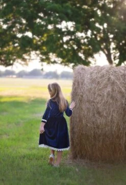 ROWAN DRESS NAVY -Fashion Dress-Trish Scully TSC22fb 2