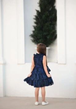 JOELLE DRESS NAVY 14 JOELLE DRESS NAVY -Fashion Dress-Trish Scully TSC22fbcopy2