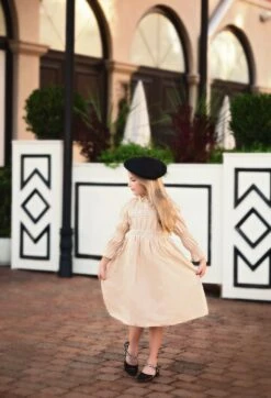 HATTIE DRESS BUTTERSCOTCH -Fashion Dress-Trish Scully TSC24fb 1 copy