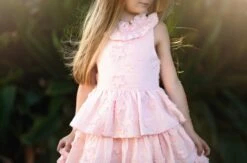 JOELLE DRESS PINK 7 JOELLE DRESS PINK -Fashion Dress-Trish Scully TSC28fb 3 copy