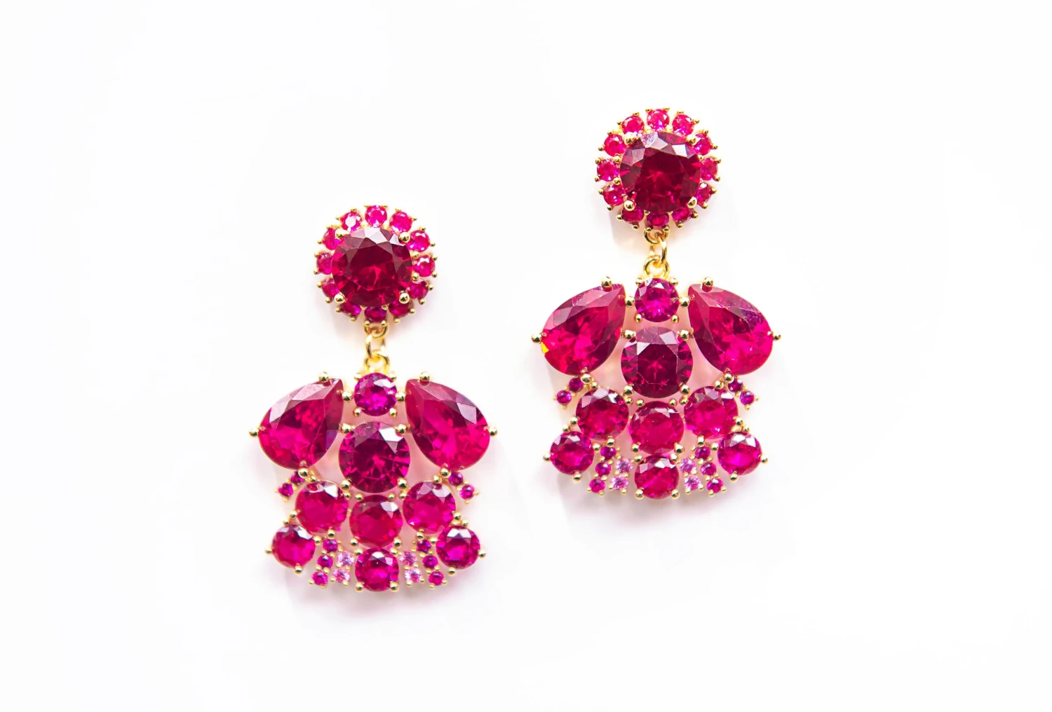 MARSEILLE EARRINGS FUCHSIA 3 MARSEILLE EARRINGS FUCHSIA