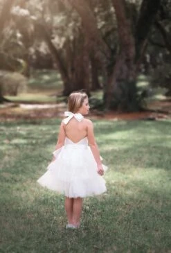 AMEERAH DRESS WHITE -Fashion Dress-Trish Scully TSC34fb 1