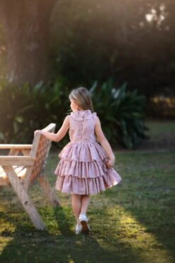 JOELLE DRESS ROSE -Fashion Dress-Trish Scully TSC34fbcopy3