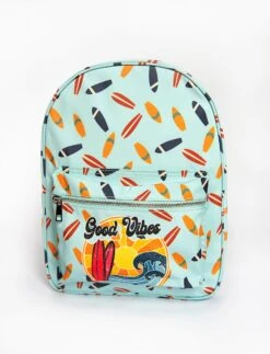 GOOD VIBES SURFBOARD BACKPACK -Fashion Dress-Trish Scully TSC7fb 1