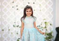 SYLVIE DRESS BLUE 8 SYLVIE DRESS BLUE -Fashion Dress-Trish Scully TSC8fb 3 copy2