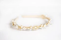 LILI HEADBAND WHITE -Fashion Dress-Trish Scully WHITEHB