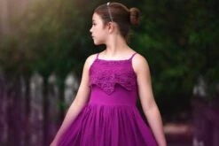 ALEXANDRA MAXI DRESS BERRY -Fashion Dress-Trish Scully alexfuchsia2