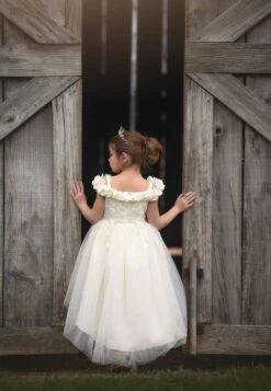 BELLE GOWN IVORY -Fashion Dress-Trish Scully bellaivoryback