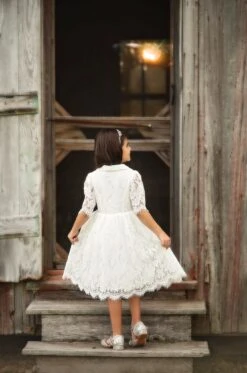 COLLETTE DRESS WHITE -Fashion Dress-Trish Scully collettewht3