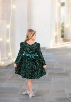 EMMA SEQUIN DRESS EMERALD 14 EMMA SEQUIN DRESS EMERALD -Fashion Dress-Trish Scully emmaemerald3