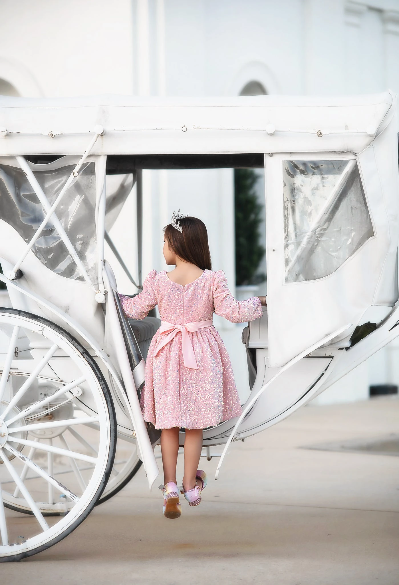 EMMA SEQUIN DRESS PINK 6 EMMA SEQUIN DRESS PINK - Image 4