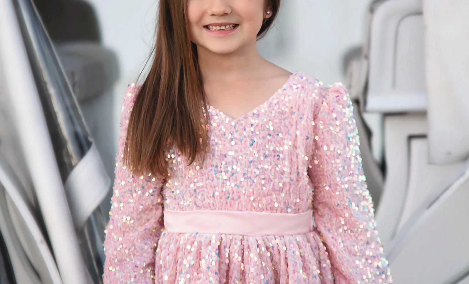 EMMA SEQUIN DRESS PINK 7 EMMA SEQUIN DRESS PINK - Image 5