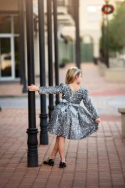 EMMA SEQUIN DRESS SILVER 7 EMMA SEQUIN DRESS SILVER -Fashion Dress-Trish Scully emmasilv3