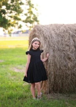 EVANGELINE DRESS BLACK