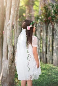 FLORA CROWN & VEIL -Fashion Dress-Trish Scully floraveil3